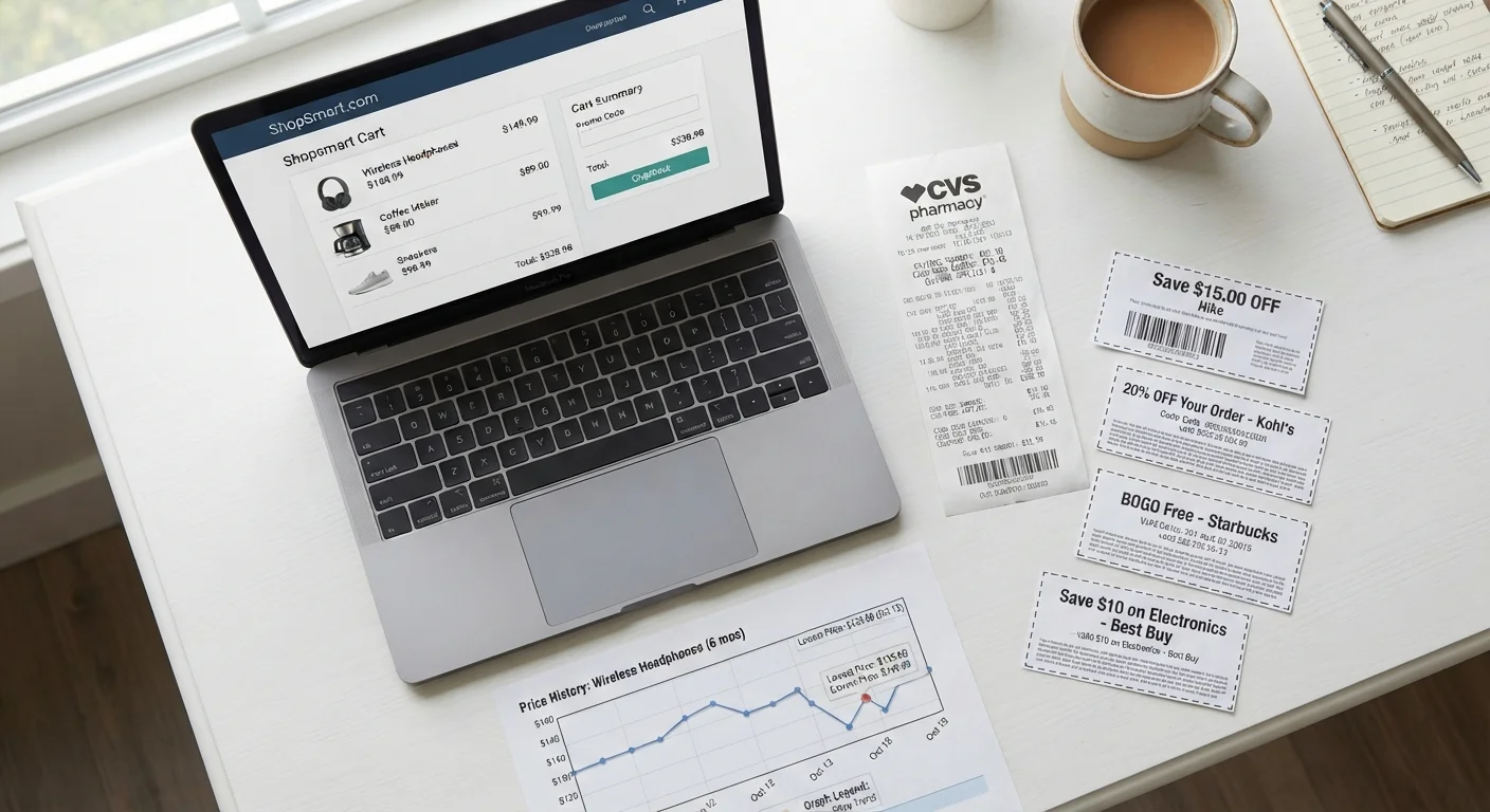 Coupon Codes, Cashback, and Price Tracking: How the Three Work Together
