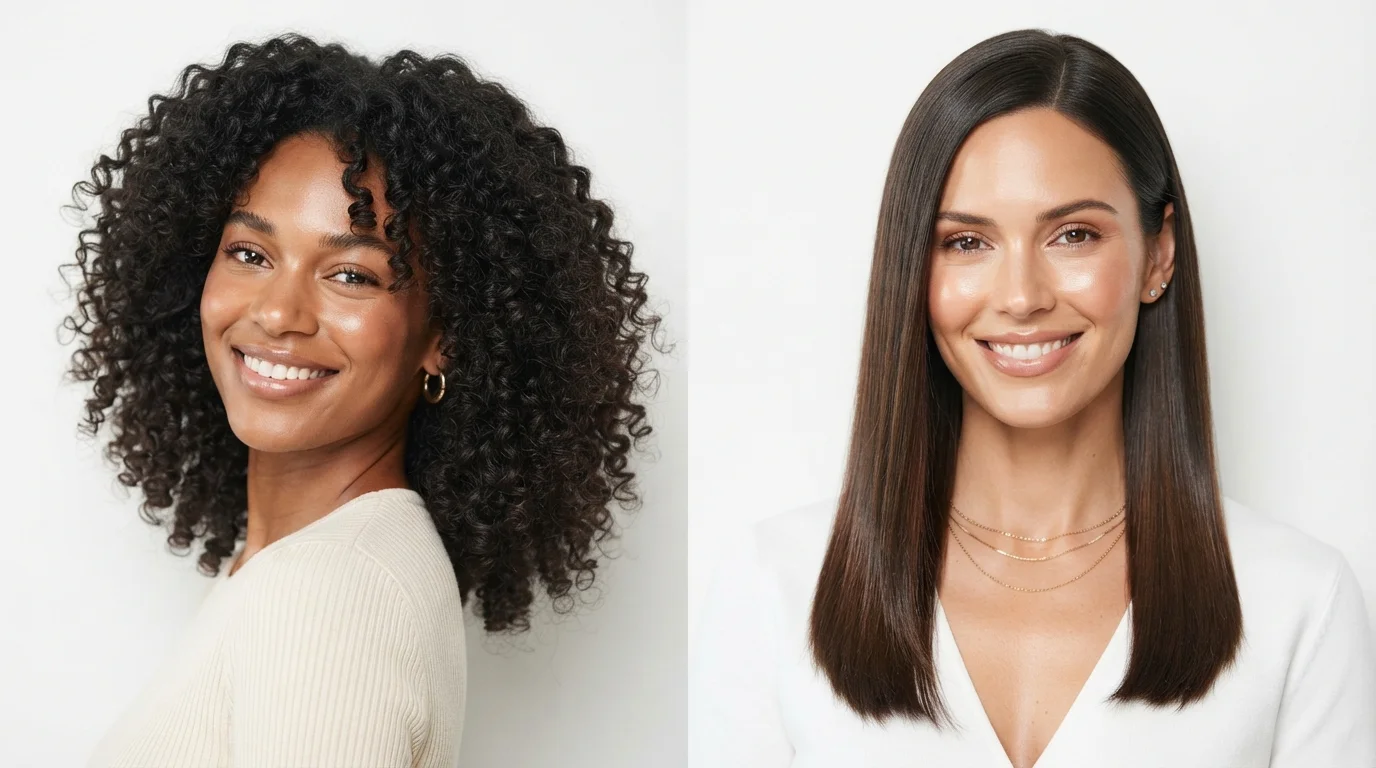 Curly vs. Straight Hair Routines: Key Differences in Care and Styling