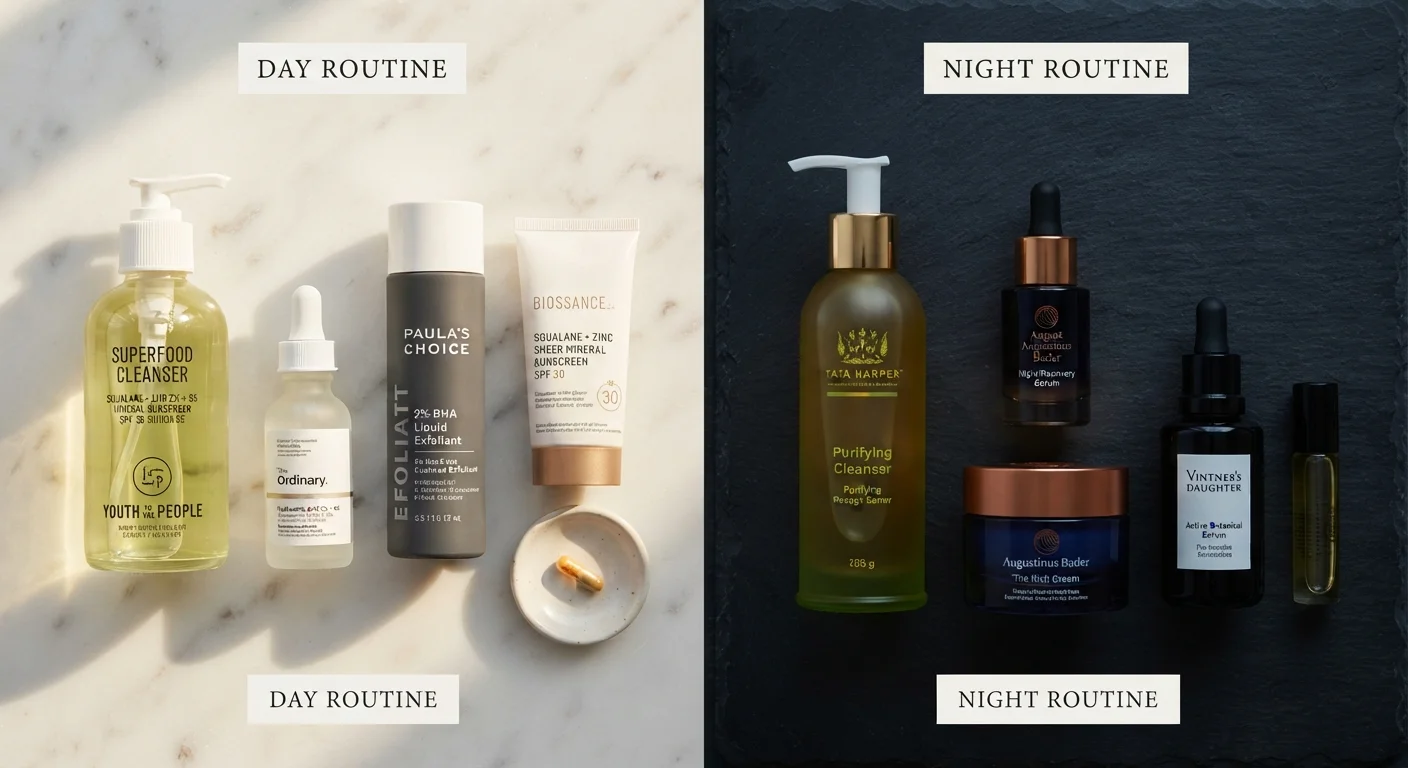 Daytime Routine vs. Nighttime Routine: Why They're Not Interchangeable