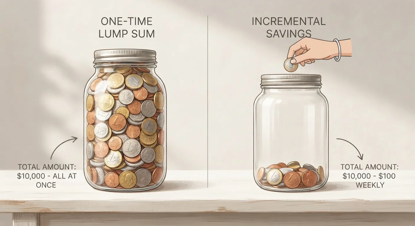 Lump-Sum Saving vs. Incremental Contributions: Weighing Two Approaches