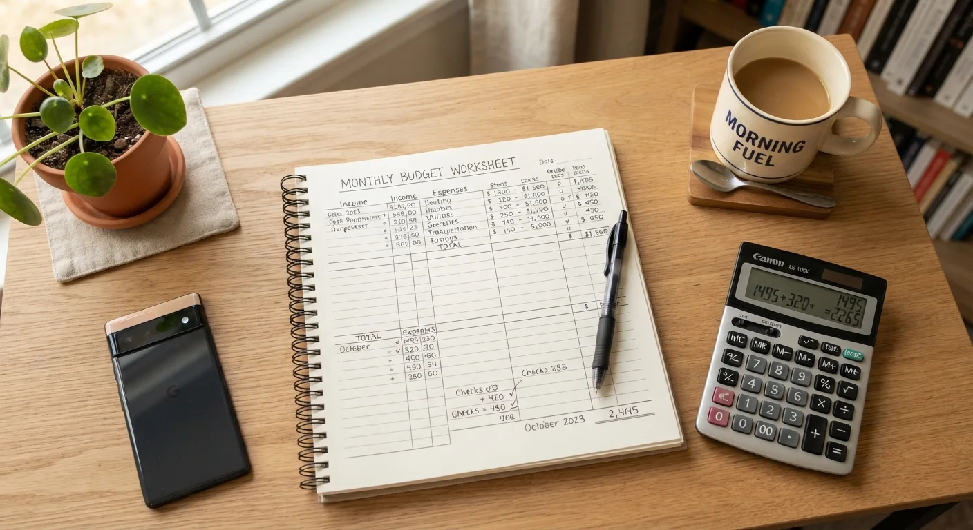 Monthly Budget Setup Checklist