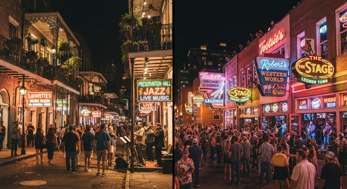 New Orleans vs. Nashville: Two Cities, Two Very Different Cultures