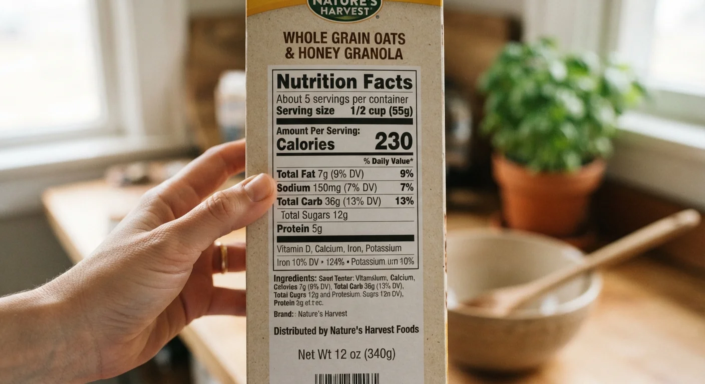 Reading a Nutrition Facts Label Without Getting Lost