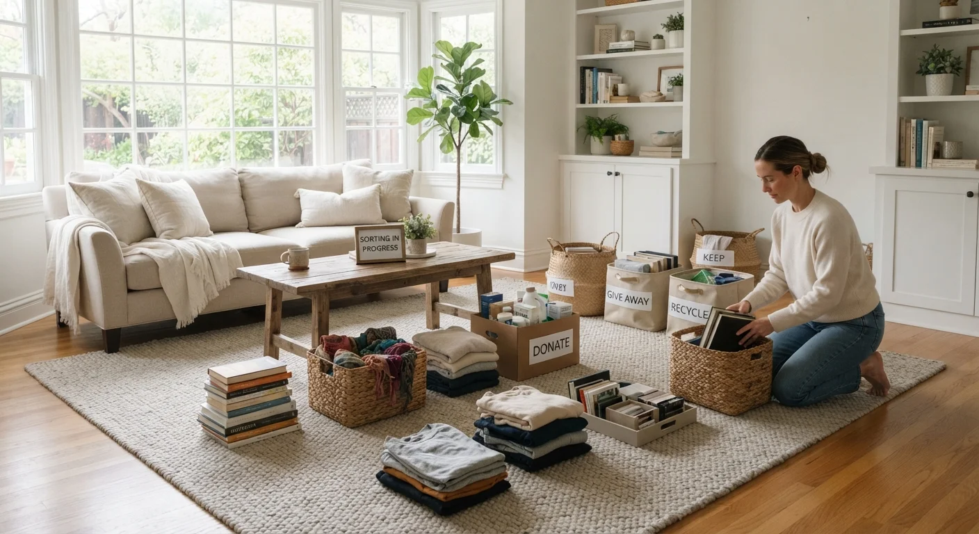 Room-by-Room Decluttering: A Realistic Walkthrough for American Homes