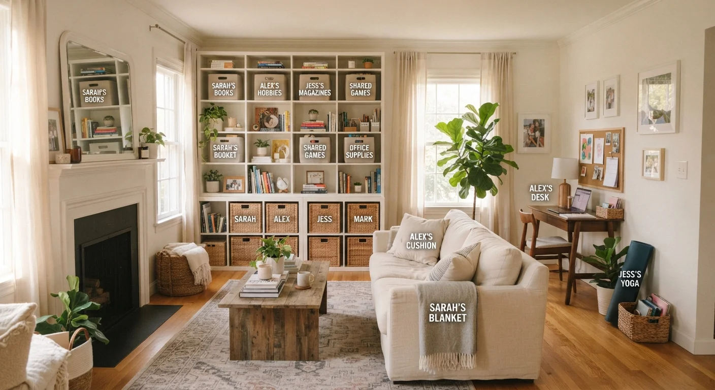 Shared Spaces, Separate Styles: Organizing a Home With Multiple People