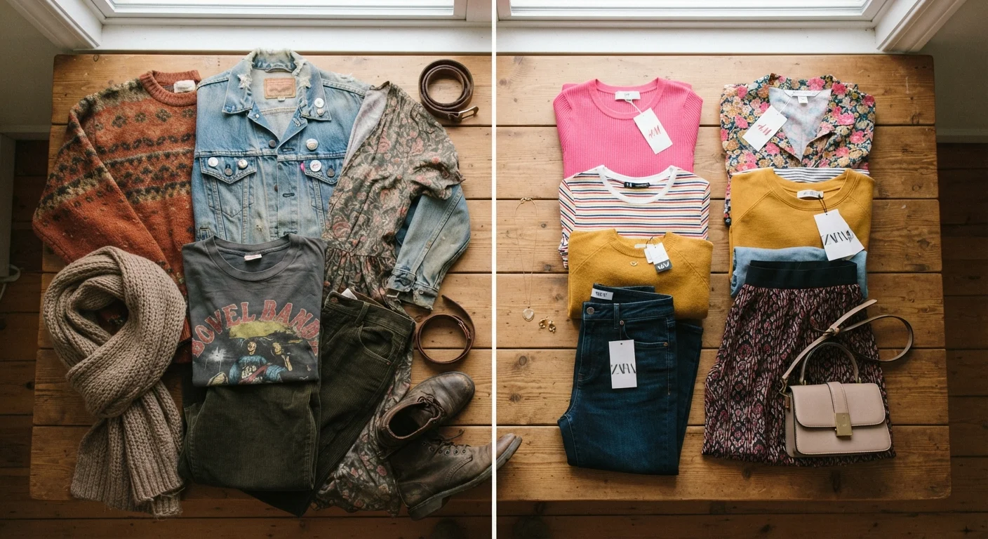 Thrift Store vs. Fast Fashion: What You're Really Trading Off