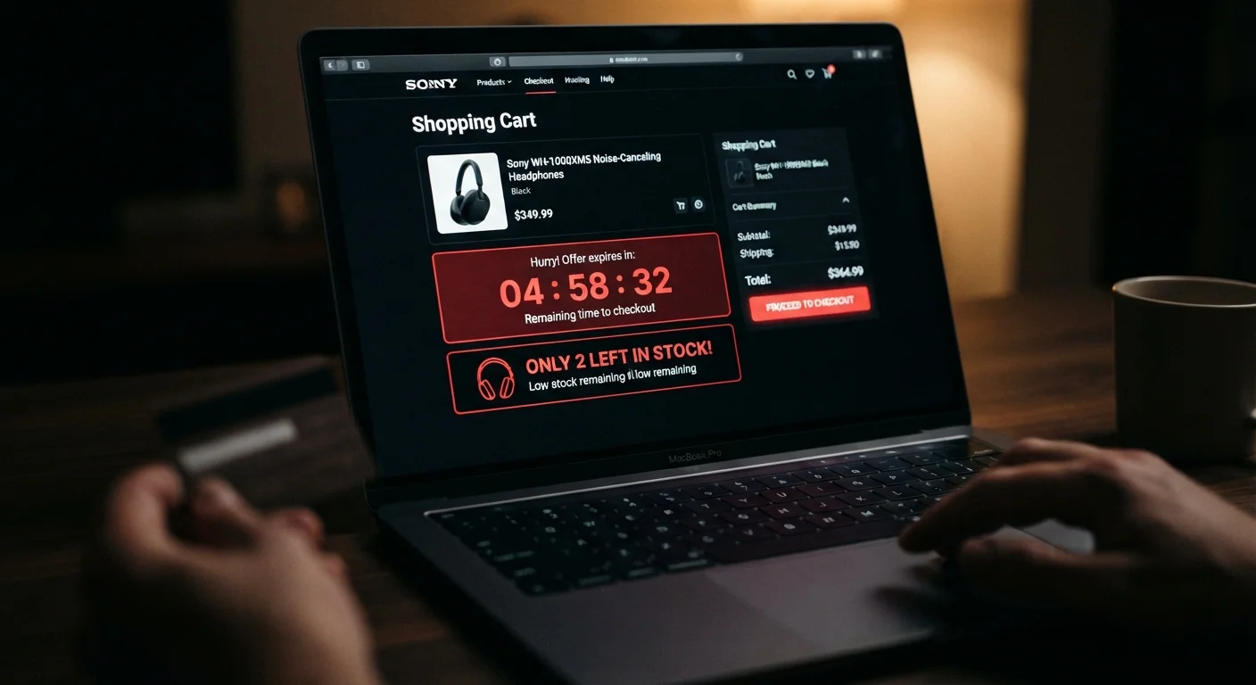 Urgency Traps: How Countdown Timers and Low-Stock Alerts Influence Spending