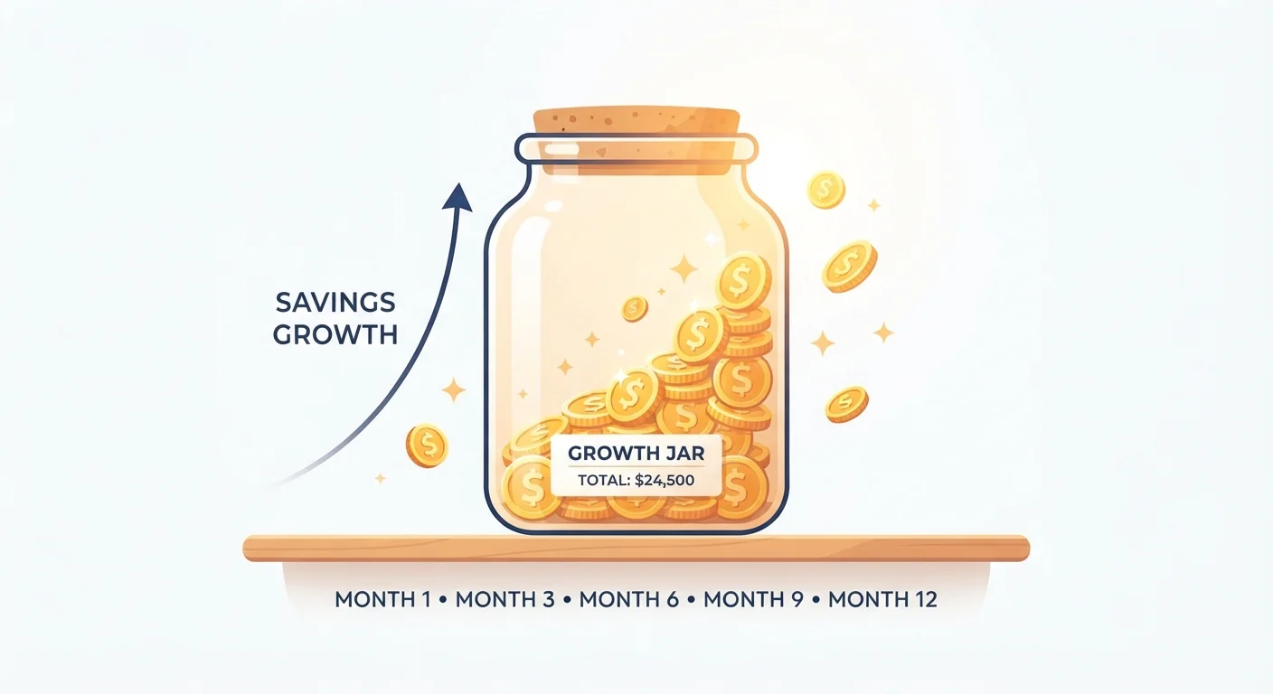 What Compound Interest Actually Does to Your Savings Over Time